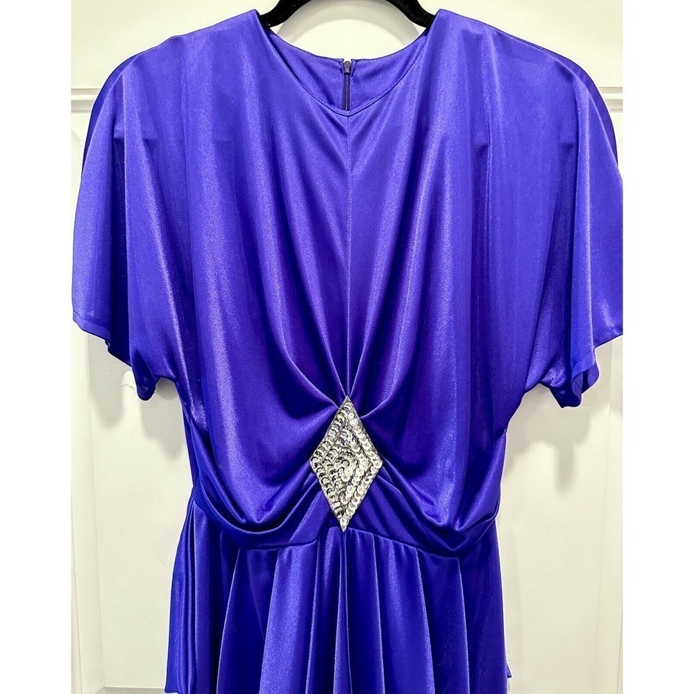 Vintage" FILIGREE "Dynasty Cocktail Party Evening Dress Size S M Classic Dress - Picture 2 of 4